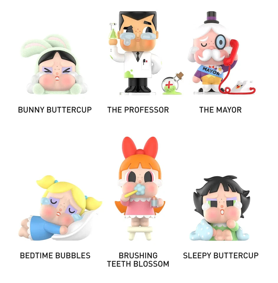 POP MART CRYBABY × Powerpuff Girls Series Figures Single Blind Box (Random)