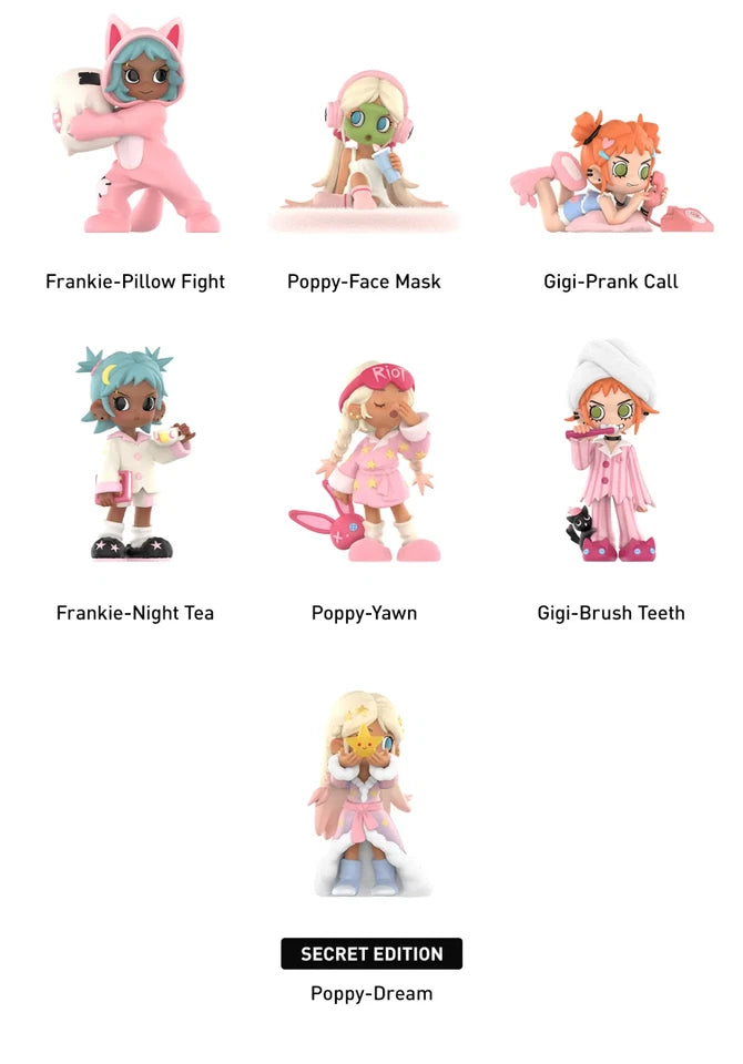 POP MART Lil Peach Riot Sleepover Series Figures Single Blind Box (Random)