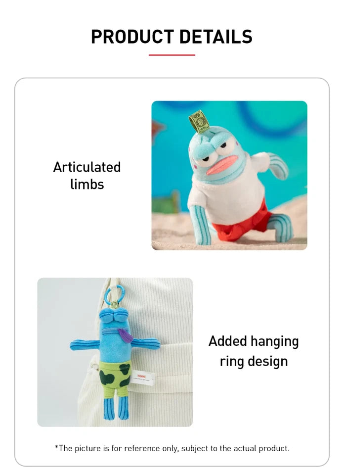 POP MART Bikini Bottom Buddies - Whimsical Plush Single Blind Box (Random)