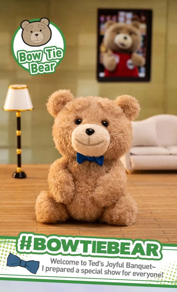 POP MART Ted2 Teddy Bear Action Plush Pendant Single Blind Box (Random)