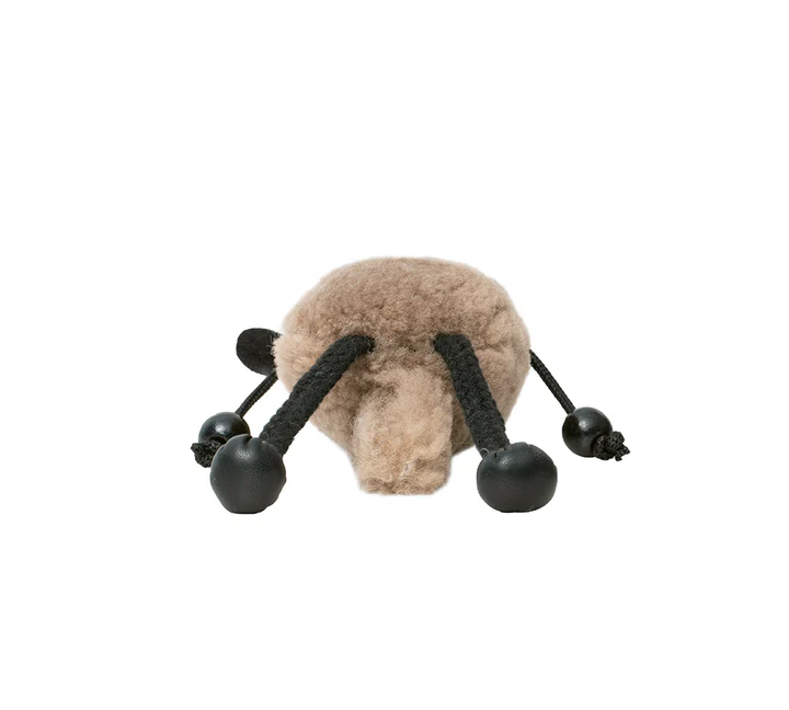 Australian Shepherd Sheep Keyring Back View
