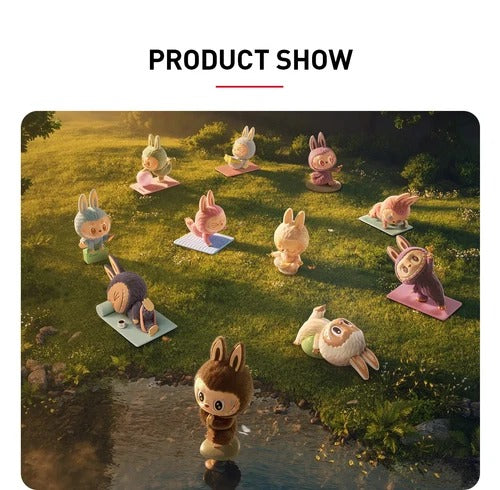 POP MART Labubu THE MONSTERS Lazy Yoga Series Figures Single Blind Box (Random)