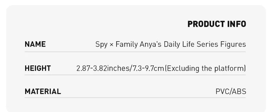 POP MART Spy × Family Anya's Daily Life Series Figures Single Blind Box (Random)