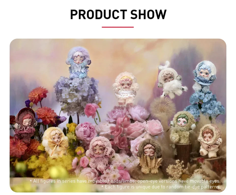 POP MART SKULLPANDA L'impressionnisme plush doll product display