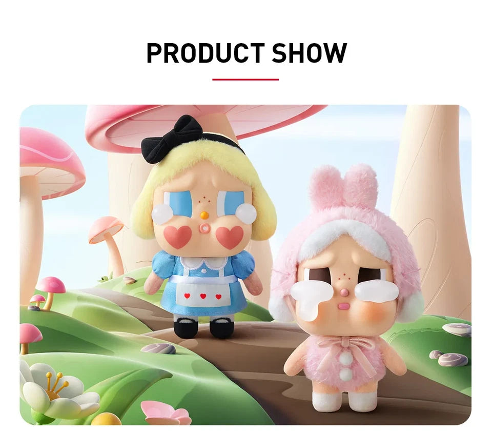 POP MART CRYBABY Crying Again Series-Vinyl Face Plush Single Blind Box (Random)
