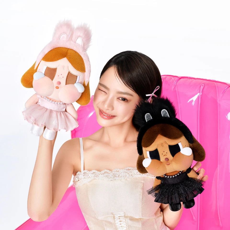 POP MART CRYBABY SHINY SHINY SERIES-Plush Doll (Black)