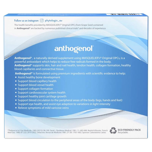 Anthogenol 100 Capsules supplement facts
