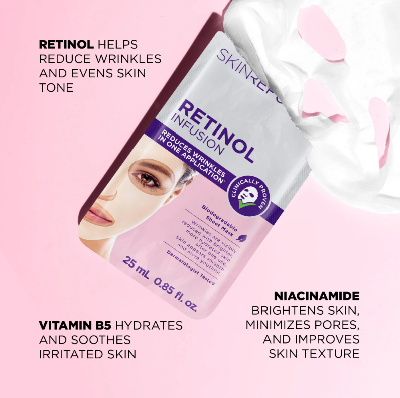 Skin Republic Retinol Infusion Face Mask 25ml