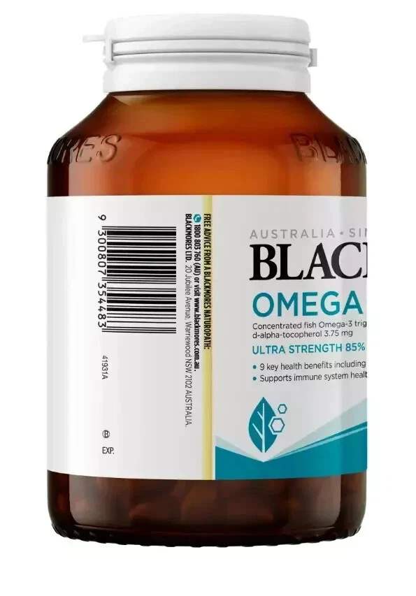 Blackmores Omega Ultra Ingredients