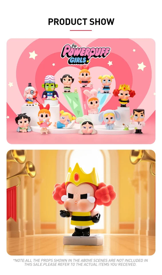 POP MART CRYBABY × Powerpuff Girls Series Figures Single Blind Box (Random)