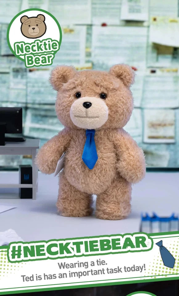 POP MART Ted2 Teddy Bear Action Plush Pendant Single Blind Box (Random)