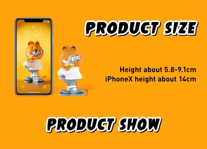 Garfield Future Fantasy Series Figure Size Guide
