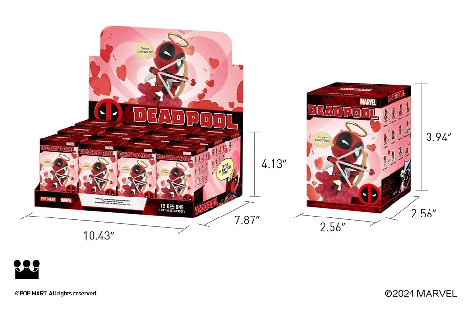 POP MART Marvel Deadpool Series Figures Single Blind Box (Random)