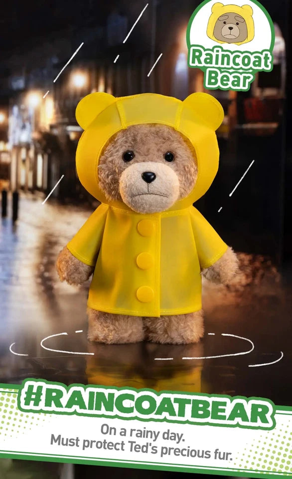 POP MART Ted2 Teddy Bear Action Plush Pendant Single Blind Box (Random)