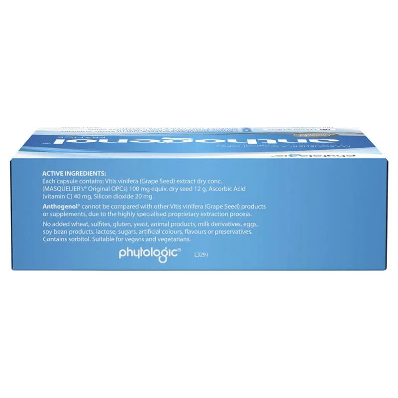 Anthogenol 100 Capsules packaging