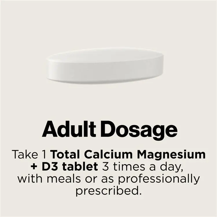 Blackmores Total Calcium Magnesium and D3 Dosage Instructions