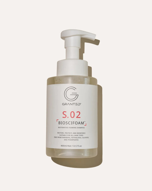 GRANTED S.02 Restorative Foaming Shampoo 400mL front product image