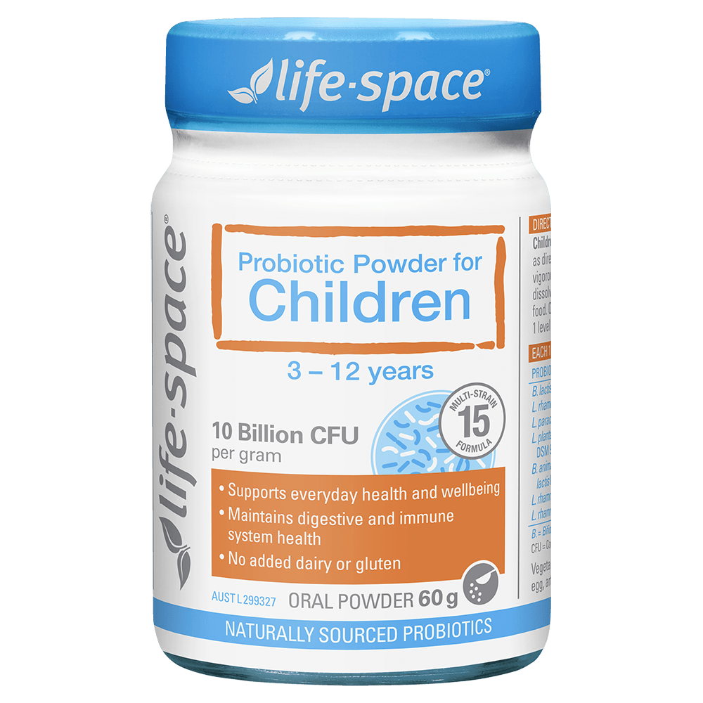 Life-Space Probiotic Powder for Children 60g front product packaging