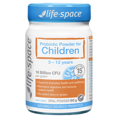 Life-Space Probiotic Powder for Children 60g front product packaging