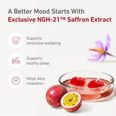Teddi Lab by Unichi Saffron Gummy PRO 60 Gummies product benefits image