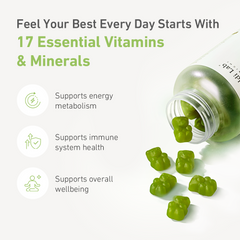 Teddi Lab by Unichi Women's Multi-Nutrient Gummy 60 Gummies product benefits image