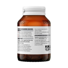 Blackmores Cholesterol Health 60 Capsules back label