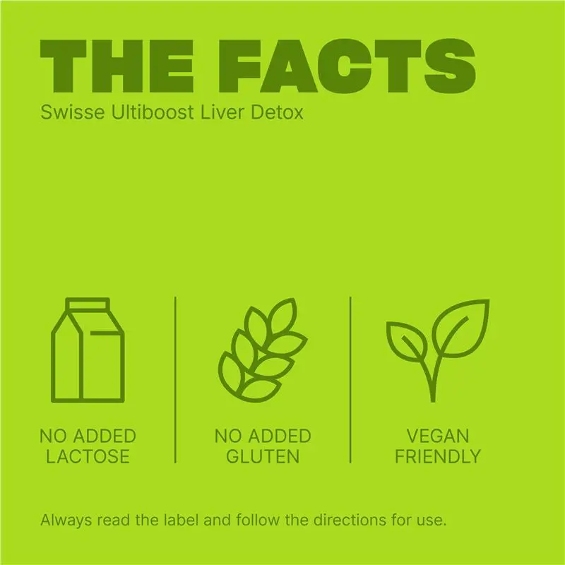Swisse Liver Detox nutritional information