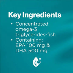 Blackmores Omega Brain High DHA Fish Oil Ingredients
