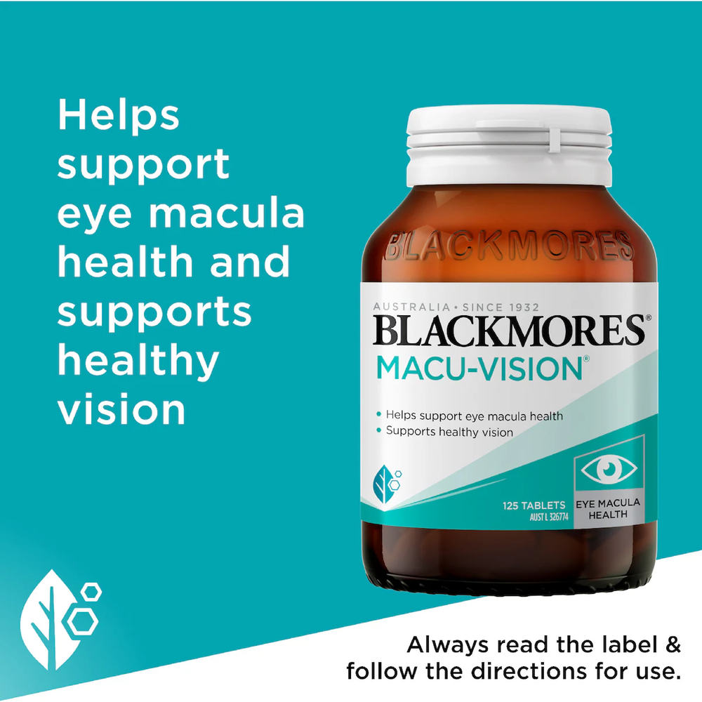 Blackmores Macu-Vision 125 Tablets Key Benefits