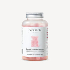 Teddi Lab by Unichi Calcium Vitamin D3 Gummy 60 Gummies bottle front product image