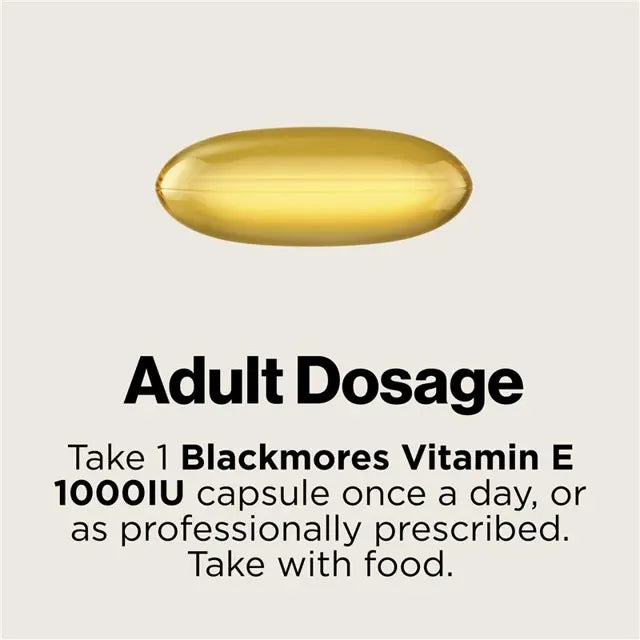 Blackmores Natural Vitamin E 1000IU 100 Capsules