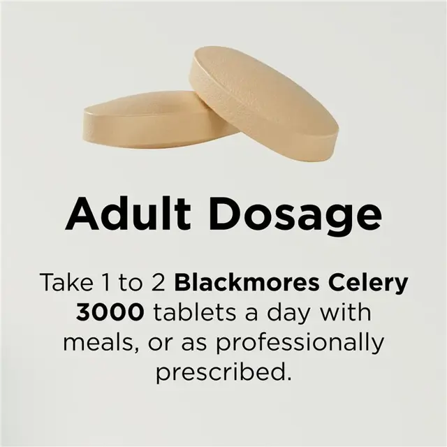 Blackmores Celery 3000 dosage instructions