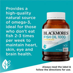 Blackmores Odourless Fish Oil 1000 Benefits