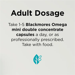Blackmores Omega Mini Double Concentrate Dosage