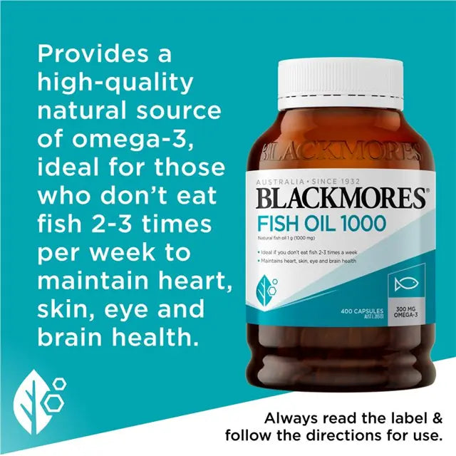 Blackmores Fish Oil 1000 Benefits