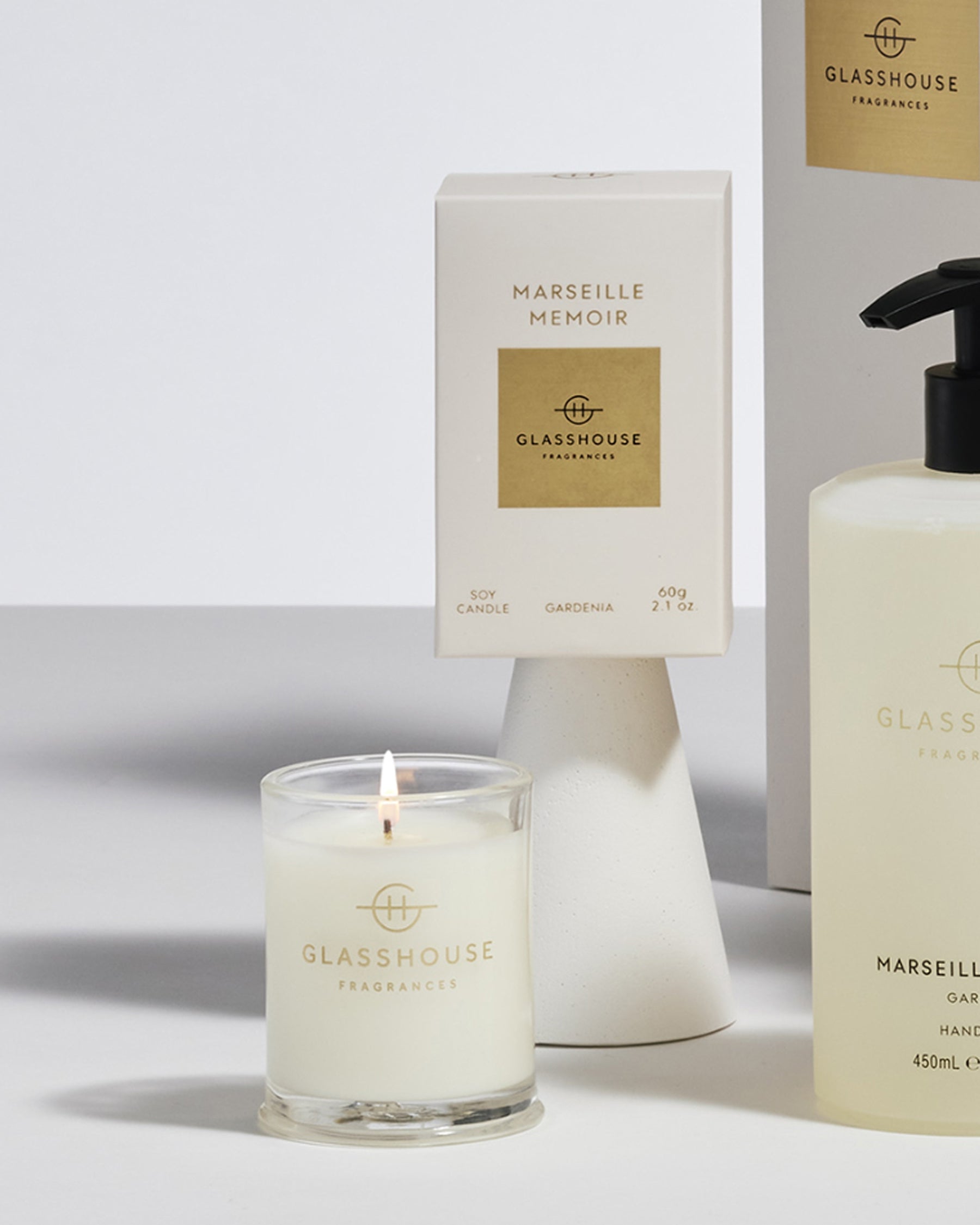 Glasshouse Fragrances Marseille Memoir 60g Scented Candle lifestyle image