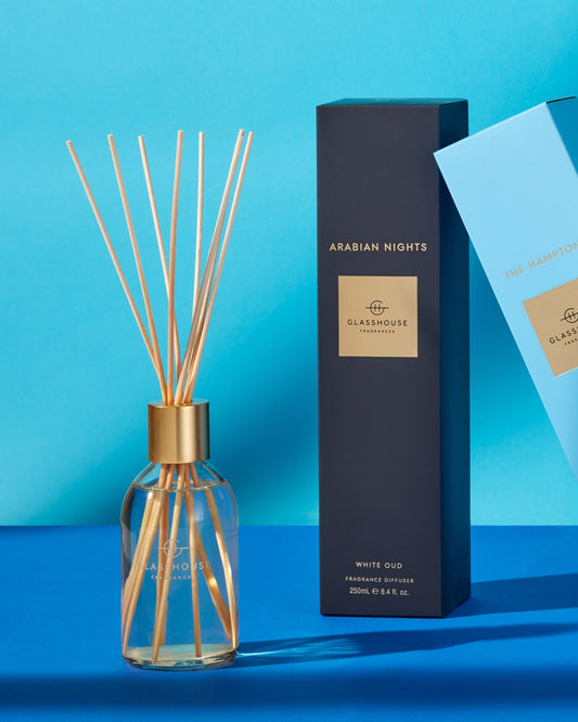 Glasshouse Fragrances Arabian Nights 250mL Fragrance Diffuser lifestyle image