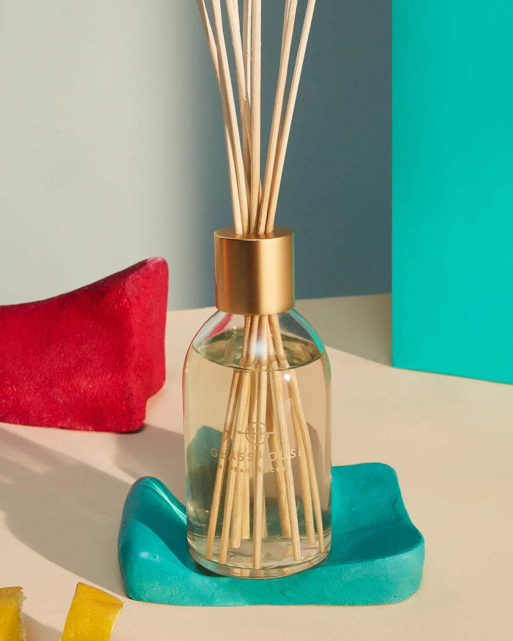 Glasshouse Fragrances Diving Into Cyprus 250mL Fragrance Diffuser lifestyle image