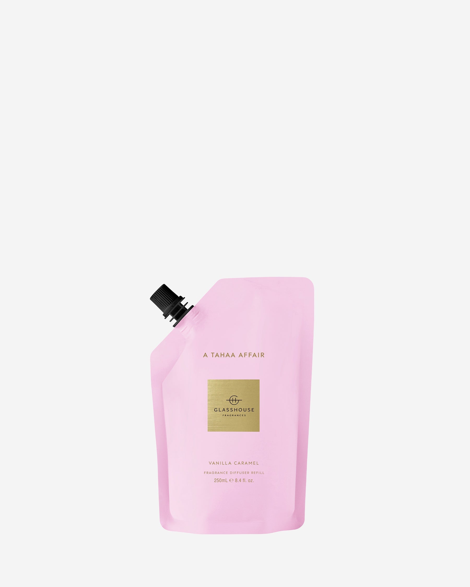 Glasshouse Fragrances A Tahaa Affair 250mL Fragrance Diffuser Refill product packaging