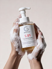 GRANTED S.01 Revitalising Foaming Shampoo 400mL with cleansing foam