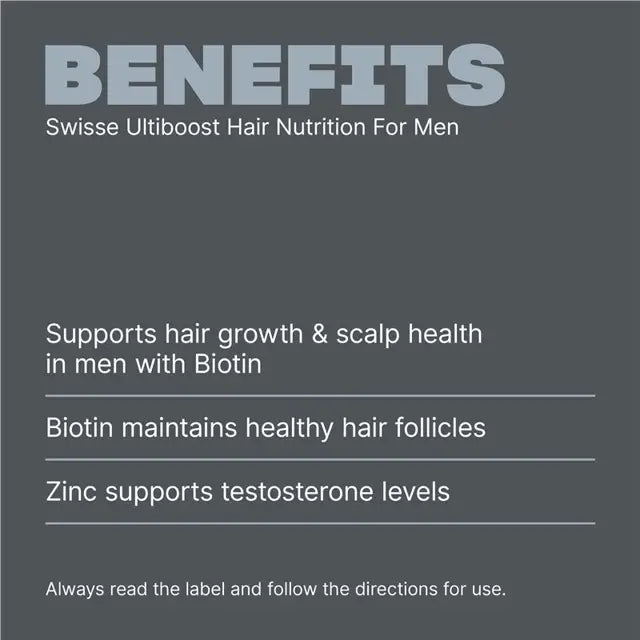 Swisse Hair Nutrition For Men 60 Capsules