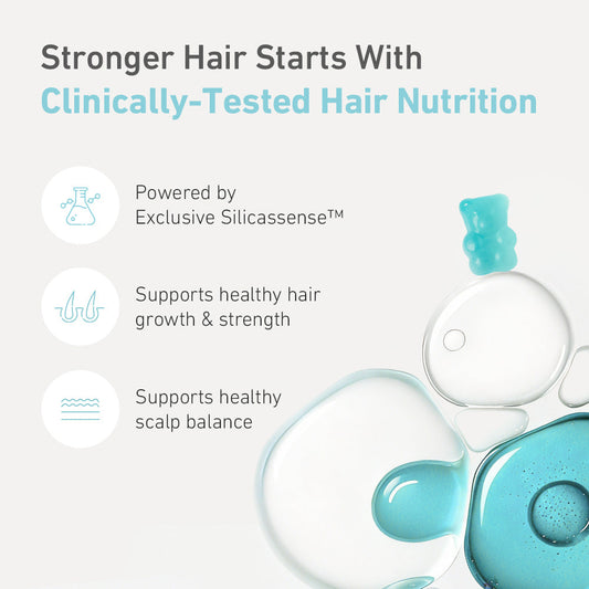 Teddi Lab by Unichi Hair Boost Gummy Pro 60 Gummies product benefits image