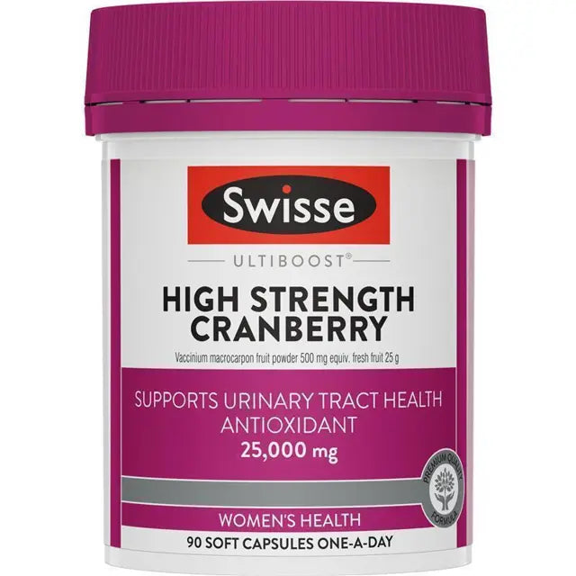 Swisse High Strength Cranberry 25,000mg 90 Capsules
