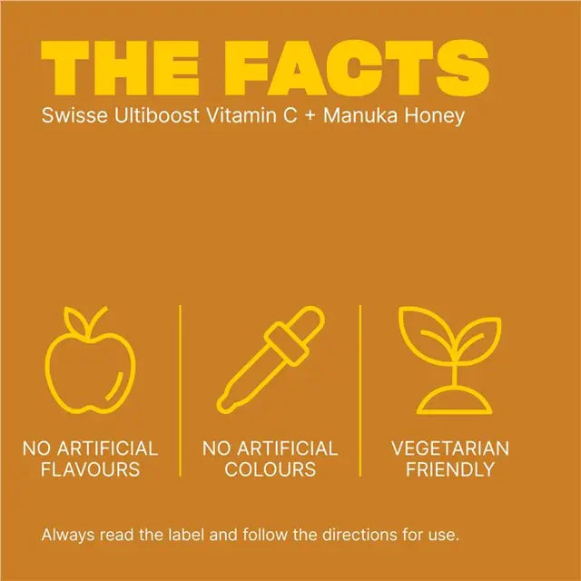 Swisse Vitamin C + Manuka Honey 120 Tablets