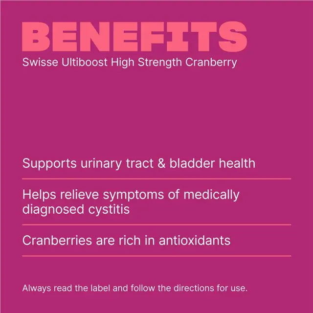 Swisse High Strength Cranberry 25,000mg 90 Capsules