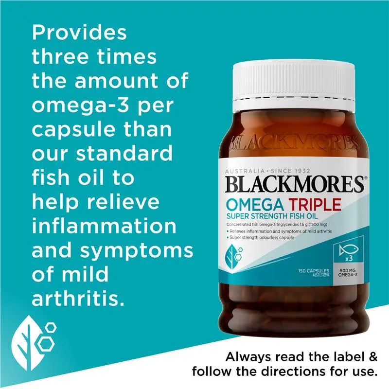 Blackmores Omega Triple Fish Oil Benefits