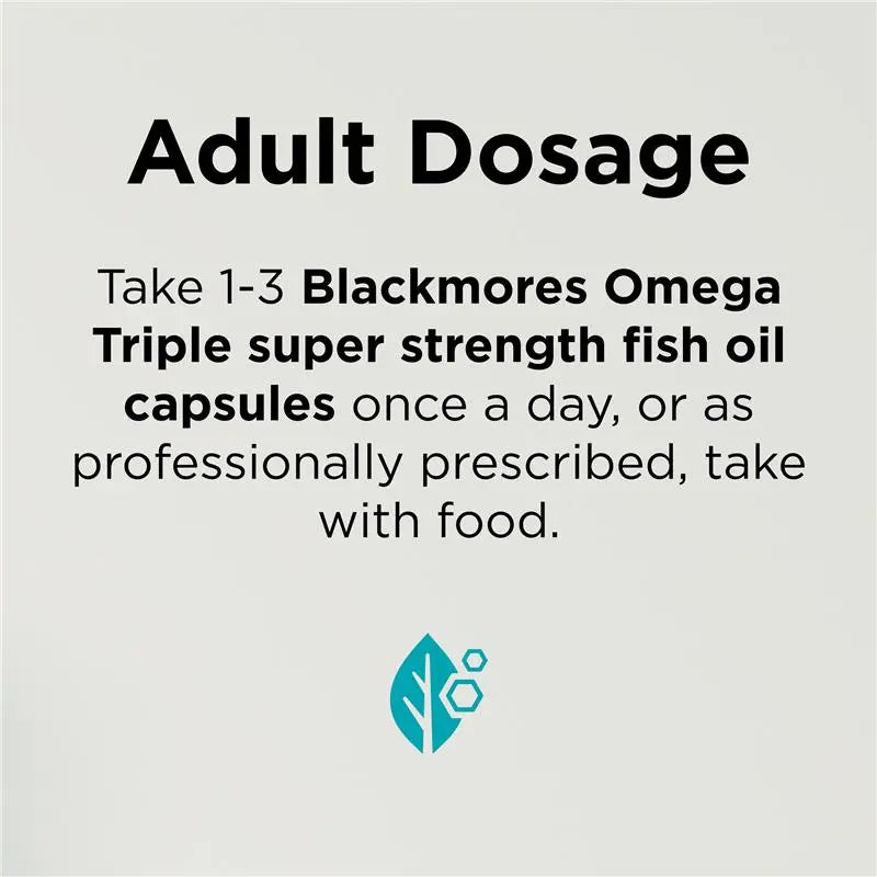 Blackmores Omega Triple Dosage Guide
