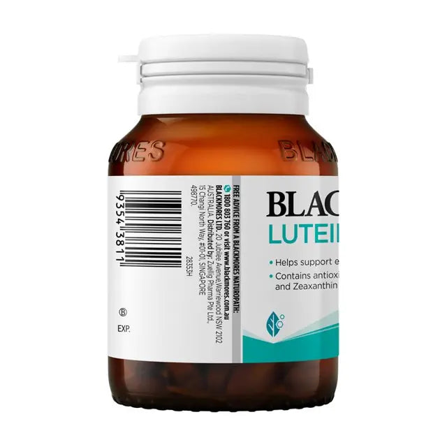 Blackmores Lutein Defence Side Label