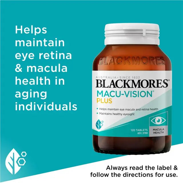 Blackmores Macu-Vision Plus Eye Health Benefits