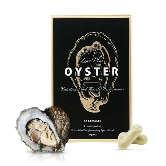 Unichi Zinc Plus Oyster 60 Capsules product packaging